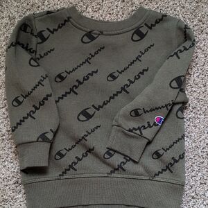 Champion Dark Olive Crewneck Sweatshirt